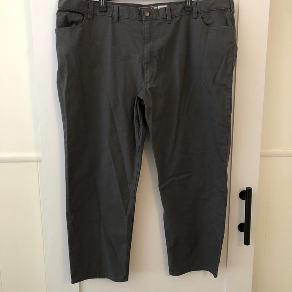 Carhartt Gray Canvas Relaxed Fit Pants 52 x 32 - Picture 2 of 9